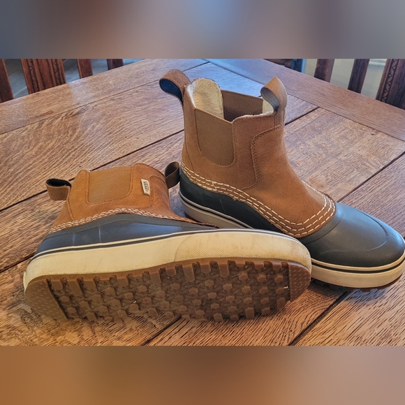 Vans MTE Womens Blue/brown suede Slip-On Boots - Picture 3 of 5